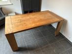 Teak houten eettafel 190 x 95, Ophalen, Gebruikt, Teakhout, 50 tot 100 cm