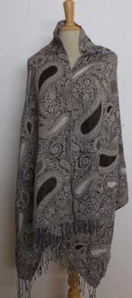 100% cashmere pashima batik sjaal, Maat 42/44 (L), Sjaal, Zo goed als nieuw, Verzenden