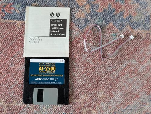 Fast Ethernet PCI Adapter – Allied Telesyn AT-2500, Computers en Software, Vintage Computers, Ophalen of Verzenden
