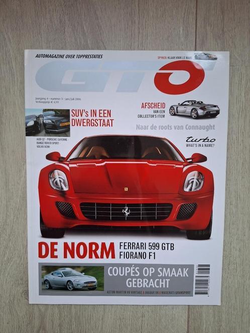 GTO automagazine #3 jun/jun 2006 Ferrari 599 GTB Fiorano F1, Boeken, Auto's | Folders en Tijdschriften, Gelezen, Algemeen, Ophalen of Verzenden