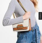 Nieuwe michael kors heather logo handtas schoudertas, Ophalen of Verzenden, Nieuw, Bruin, Schoudertasje