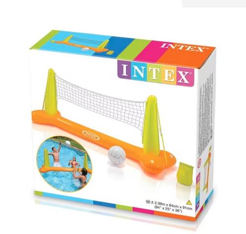 INTEX volleybalnet voor zwembad, Kinderen en Baby's, Speelgoed | Buiten | Opblaasfiguren, Zo goed als nieuw, Ophalen of Verzenden
