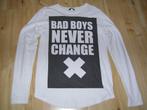 Coolcat wit/zwart shirt S (valt tussen S en M), Ophalen of Verzenden, Zo goed als nieuw, Maat 46 (S) of kleiner, Coolcat