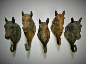 5 Kapstokhaken paardenhoofd kapstok paard kapstokhaak beschikbaar voor biedingen