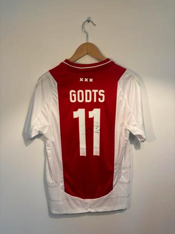 Mika godts gesigneerd ajax thuis shirt met videobewijs beschikbaar voor biedingen