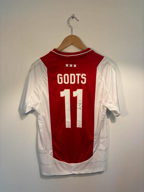 Mika godts gesigneerd ajax thuis shirt met videobewijs, Verzamelen, Sportartikelen en Voetbal, Zo goed als nieuw, Shirt, Ajax