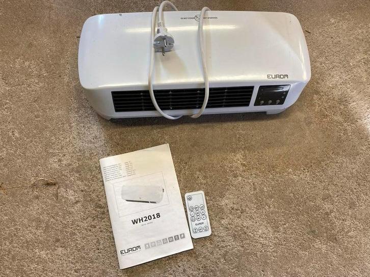 Keramische wandkachel, Huis en Inrichting, Kachels, Gebruikt, Vrijstaand, Elektrisch, Ophalen