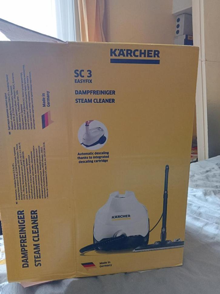 Kärcher Stoomreiniger SC 3 EasyFix Wit, Witgoed en Apparatuur, Stoomapparaten, Nieuw, Stoomreiniger, Ophalen of Verzenden
