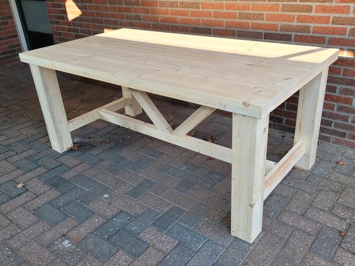 steigerhouten tafels (vurenhout), Tuin en Terras, Tuintafels, Nieuw, Rechthoekig, Hout, Ophalen