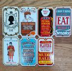 Vintage Emaille bordjes "A Guine Dodo", Ophalen of Verzenden, Gebruikt