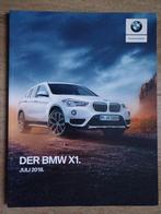 BMW X1 brochure uit 2018, Ophalen of Verzenden, Zo goed als nieuw, BMW