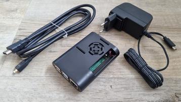 Raspberry Pi 4 - 4Gb - incl case, voeding en HDMI beschikbaar voor biedingen