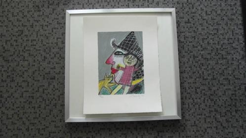 CORNEILLE ; 2 fraaie. leuke zeefdrukken ; goedkoop, Antiek en Kunst, Kunst | Litho's en Zeefdrukken, Ophalen of Verzenden