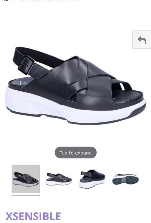 Xsensible sandalen zwart maat 39 stretchwalker NIEUW, Kleding | Dames, Schoenen, Nieuw, Sandalen of Muiltjes, Zwart, Ophalen of Verzenden