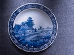 Delfts Blauw Wandbord met Molen, Ophalen of Verzenden