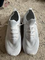Zgan Nike Epic React Flyknit 2 sneakers/ Gympen wit mt 45, Ophalen of Verzenden, Zo goed als nieuw, Wit