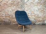 Hay Uchiwa blauw bij TheReSales, Huis en Inrichting, Fauteuils, Hout, 75 tot 100 cm, Ophalen of Verzenden, Zo goed als nieuw