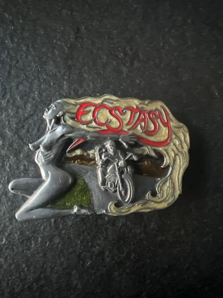 Vintage 'Freedom' Riemgesp, Kleding | Heren, Riemen en Ceinturen, Gedragen, Losse buckle of gesp, Minder dan 95 cm, Overige kleuren