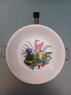 Vintage Warmhoudbordje met Kabouters, Ophalen of Verzenden, Gebruikt, Overige typen