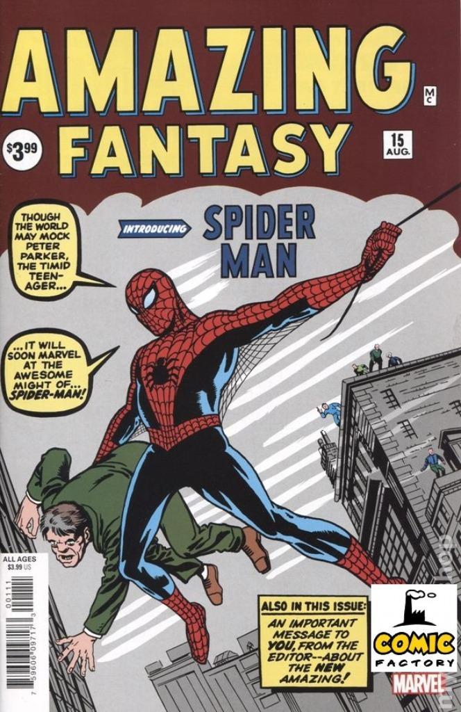 Amazing Fantasy Facsimile Edition (2019 Marvel) # 15, Boeken, Strips | Comics, Nieuw, Eén comic, Amerika, Ophalen of Verzenden