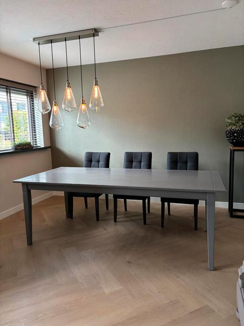 Eethoek; eettafel met 6 stoelen, Huis en Inrichting, Complete eetkamers, Zo goed als nieuw, Ophalen