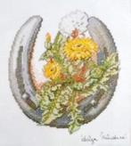 Borduurpakket Hoefijzer en paardenbloem no 706, Hobby en Vrije tijd, Borduren en Borduurmachines, Ophalen of Verzenden, Nieuw