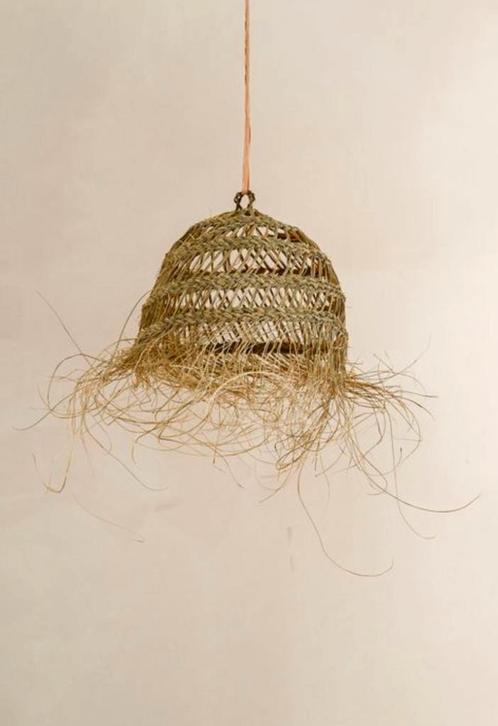 Zeegras lampenkap, Huis en Inrichting, Lampen | Hanglampen, Nieuw, Minder dan 50 cm, Ophalen of Verzenden