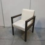 Didier horecastoel fauteuil stoelen wit leder, Huis en Inrichting, Ophalen, Gebruikt, Vijf, Zes of meer stoelen