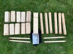 Compleet Kubb spel, Hobby en Vrije tijd, Gezelschapsspellen | Overige, Drie of vier spelers, Ophalen, Gebruikt