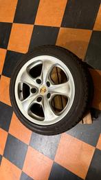 Porsche 17 inch Breedset met winterbanden, Ophalen, Gebruikt, 255 mm, Banden en Velgen