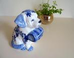 Delfts Blauw zeldzame spaarpot: hondje, sint-bernard, Verzenden