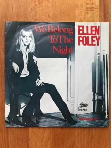 Single - Ellen Foley - We belong to the night  beschikbaar voor biedingen