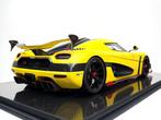 Koenigsegg Agera RS ML Geel 1:8 van FrontiArt Pre-Order, Ophalen of Verzenden, Nieuw, 1:5 t/m 1:8, Auto