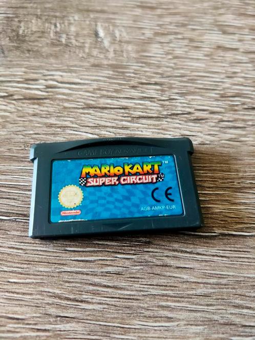 Gameboy Advance Game - Mario Kart Super Circuit, Spelcomputers en Games, Games | Nintendo Game Boy, Zo goed als nieuw, 1 speler