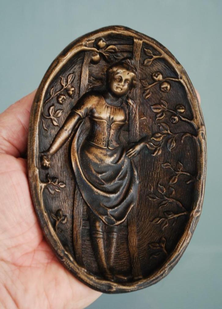 Vintage Erotische Schaal nr 1 BRONS! - Verschillende te koop, Antiek en Kunst, Curiosa en Brocante, Ophalen of Verzenden