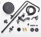 mat zwarte regendouche, Doe-het-zelf en Verbouw, Sanitair, Ophalen of Verzenden, Nieuw, Douche