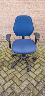 stevige bureaustoel blauw verstelbaar, Ophalen, Blauw, Bureaustoel