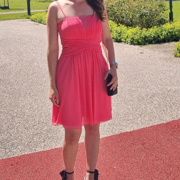 Roze Vera Mont jurk maat s, Kleding | Dames, Gelegenheidskleding, Zo goed als nieuw, Galajurk, Maat 36 (S), Roze, Ophalen of Verzenden