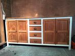 Teak houten dressoir, Huis en Inrichting, Kasten | Dressoirs, Ophalen, Gebruikt, Teakhout, Landelijk