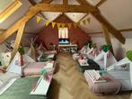 Kinderfeestje slaapfeestje tipi tent huren, Hobby en Vrije tijd, Feestartikelen | Verhuur, Ophalen, Zo goed als nieuw, Verjaardag