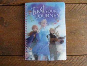 Notitieboekje Frozen II, voorkant hologram, vulling sneeuw beschikbaar voor biedingen