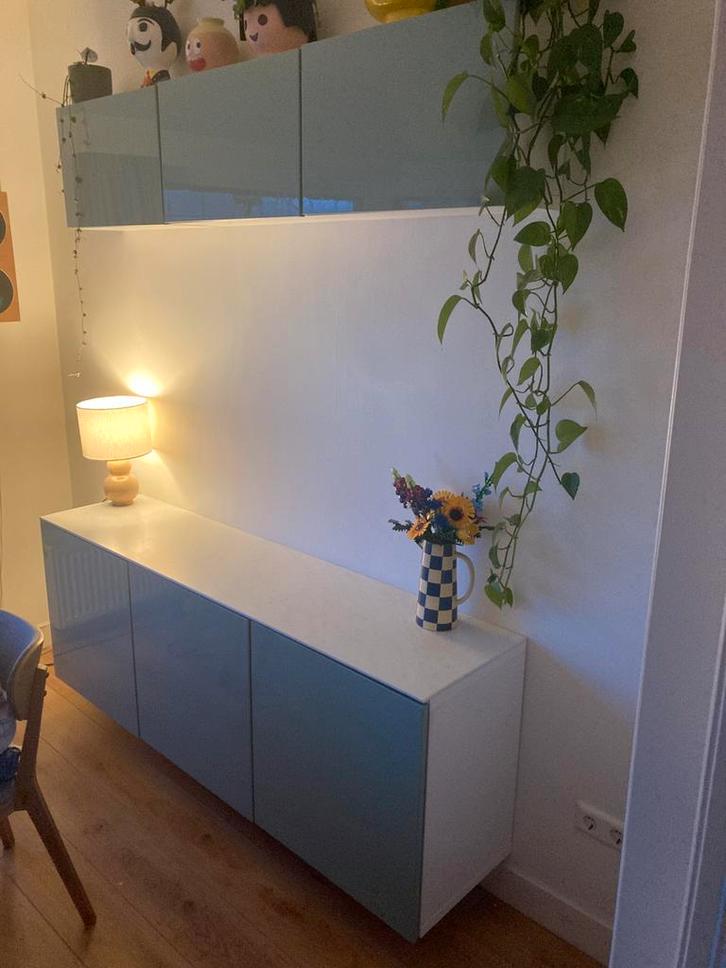 IKEA BESTA modulair kastensysteem, Huis en Inrichting, Kasten | Dressoirs, Zo goed als nieuw, 150 tot 200 cm, 25 tot 50 cm, Met deur(en)