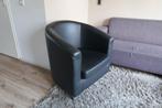 Zwarte fauteuil – Gratis af te halen, Ophalen, Gebruikt, 75 tot 100 cm, 50 tot 75 cm