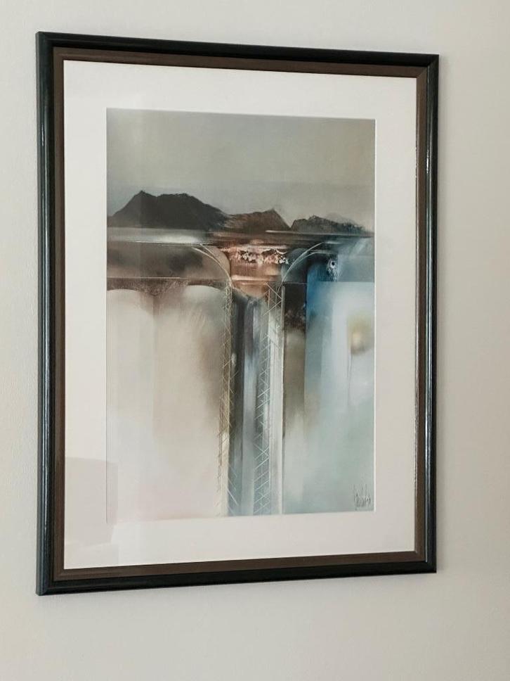 Schilderij, Huis en Inrichting, Woonaccessoires | Schilderijen, Tekeningen en Foto's, Zo goed als nieuw, Schilderij, 75 cm of meer