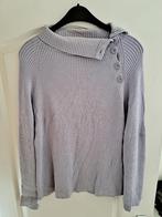 Leuke paarse / lila trui maat 42 / 44 L met schuine sluiting, Ophalen of Verzenden, Gedragen, Maat 42/44 (L), Paars