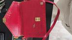 Sudhause Rode krokodil Vintage Handtas inclusief sleutel, Sieraden, Tassen en Uiterlijk, Tassen | Damestassen, Verzenden, Gebruikt