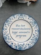 Delfts blauw borden, Ophalen