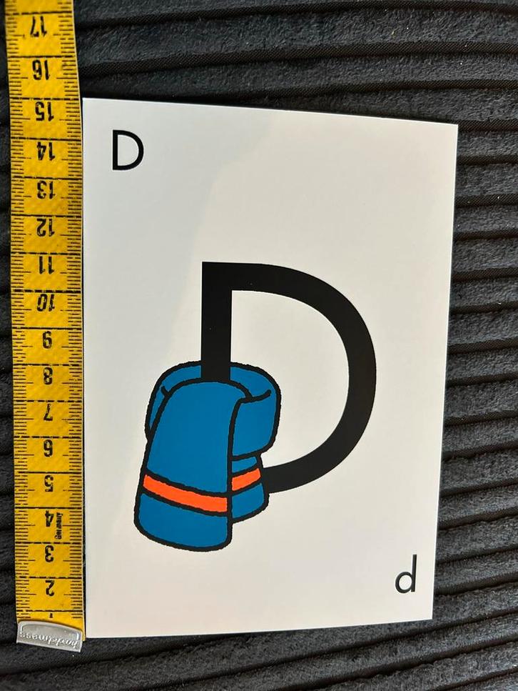 382.Kaart illustr D van DAS Dick Bruna, Verzamelen, Ansichtkaarten | Themakaarten, Ongelopen, Ophalen of Verzenden