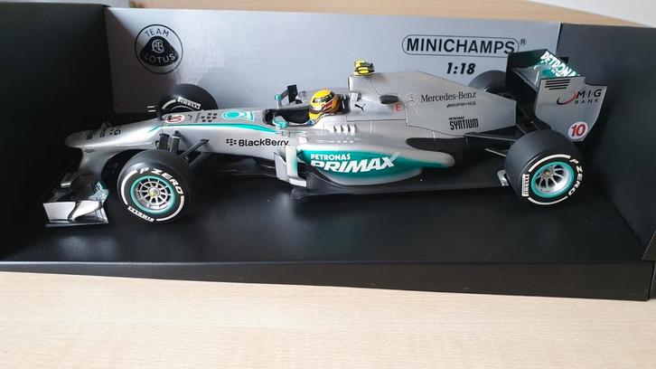 Lewis hamilton 07 t/m 24  1:18 Minichamps Spark aangeboden, Verzamelen, Automerken, Motoren en Formule 1, Nieuw, Formule 1, Ophalen of Verzenden