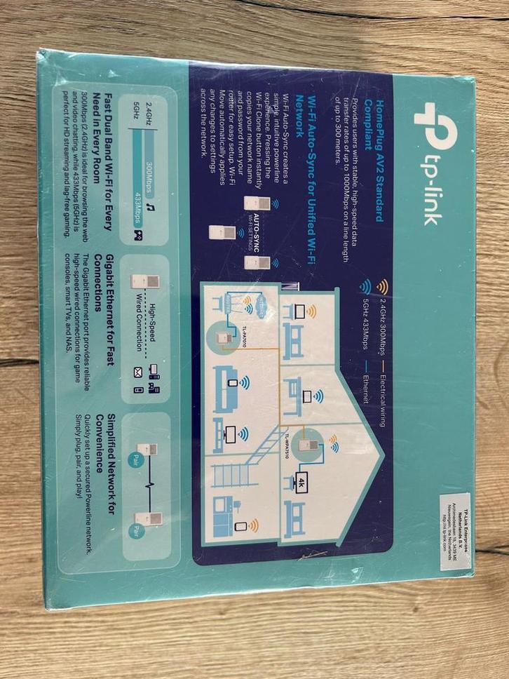 TP-Link HomePlug AV2 WiFi Kit - Nieuw, Computers en Software, Powerlines, Nieuw, Ophalen of Verzenden
